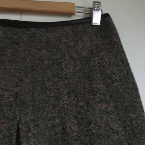 Vintage RW&CO. Preppy Wool Pleated Mini Skirt - Picture 3 of 13